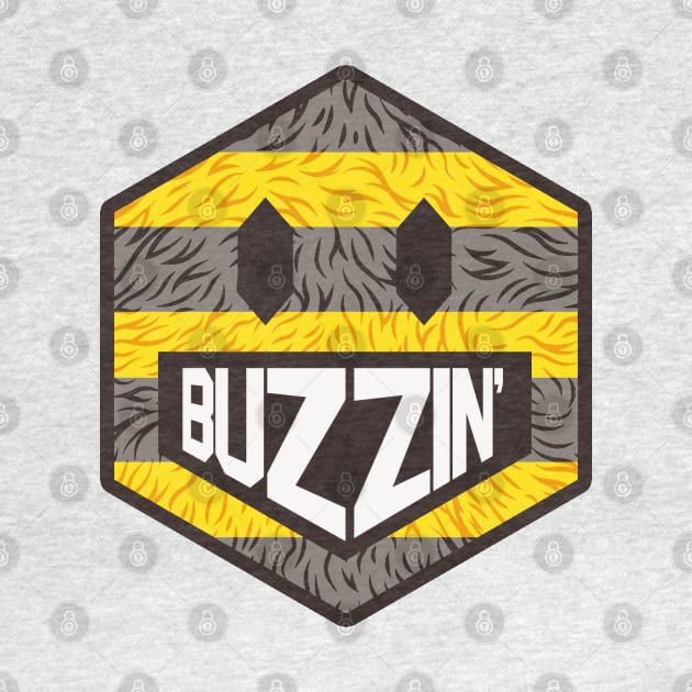 That's BUZZIN'! Mancunian Buzzing hexagon emoji Manchester Bee by jimmy-digital